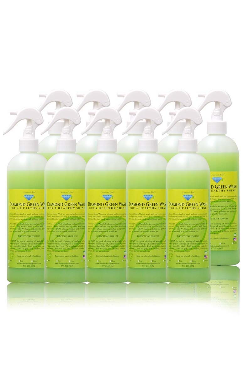 Diamond Green Wash - 25 Bottle Case (16 fl. oz. ea.) - SAVE 10%