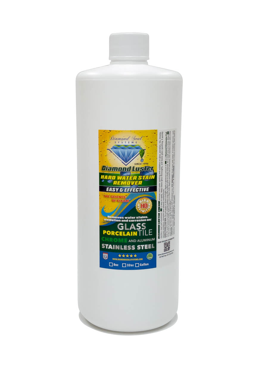 Diamond Luster Hard Water Stain Remover Restoration Cream 32 fl oz