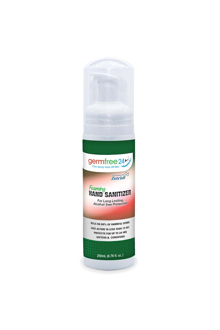 24-Hour Hand Sanitizer - Alcohol Free - FDA Approved - with Zetrisil®